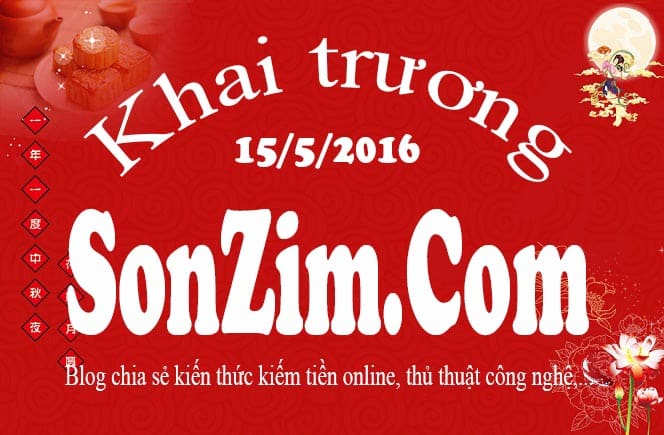 Khai trương blog SonZim.com
