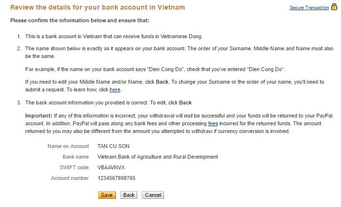Rut tien tu PayPal ve tai khoan Ngan hang Viet Nam - Anh 3