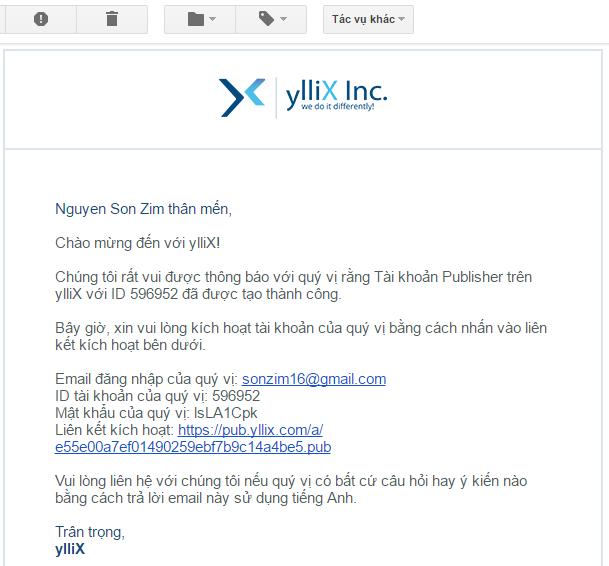 Kiếm tiền từ website hoặc blog với quảng cáo ylliX - Ảnh 4