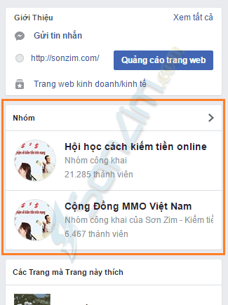 Hướng dẫn liên kết trang Fanpage với group (nhóm) Facebook - 6