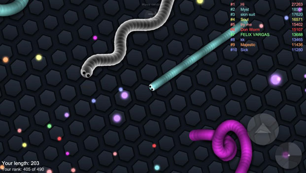 Top 20 game offline hay dành cho Smartphone - Slither. io