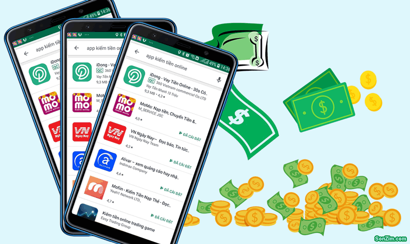 Top 16 app kiếm tiền trên điện thoại tốt nhất tháng 9/2021