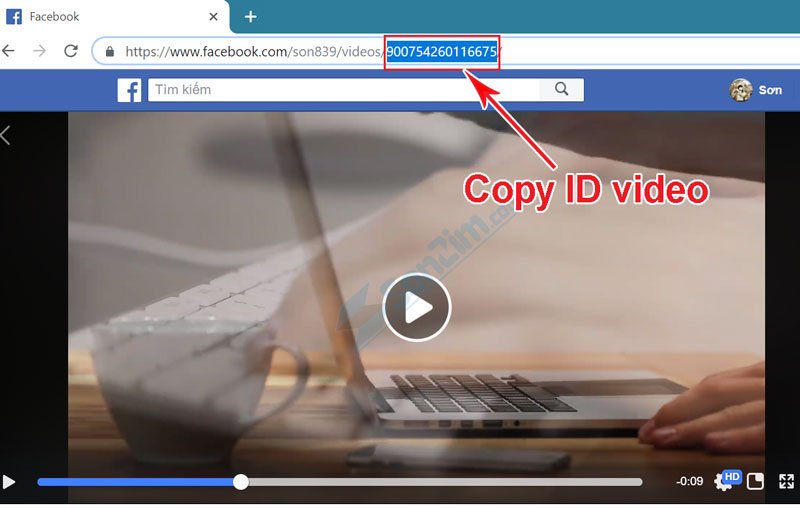 Cách sử dụng Video làm ảnh bìa Facebook - Bước 2