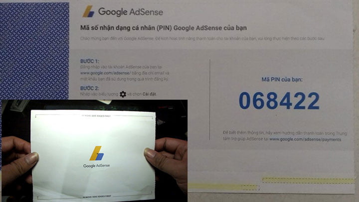 Mã PIN Google Adsense